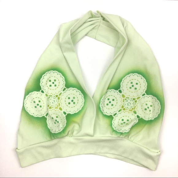 Vintage Other - 70s Vintage Halter Crop Top